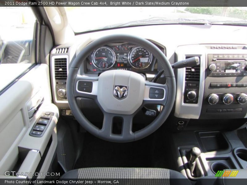 Bright White / Dark Slate/Medium Graystone 2011 Dodge Ram 2500 HD Power Wagon Crew Cab 4x4