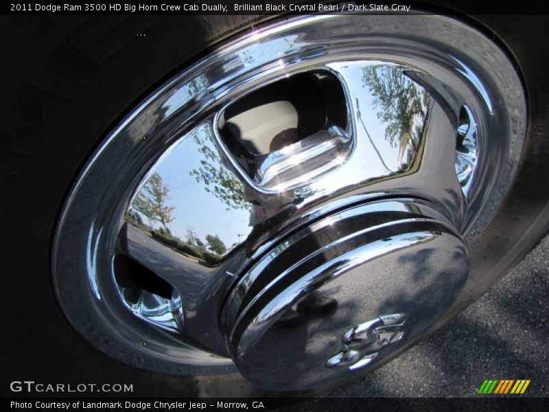 Brilliant Black Crystal Pearl / Dark Slate Gray 2011 Dodge Ram 3500 HD Big Horn Crew Cab Dually