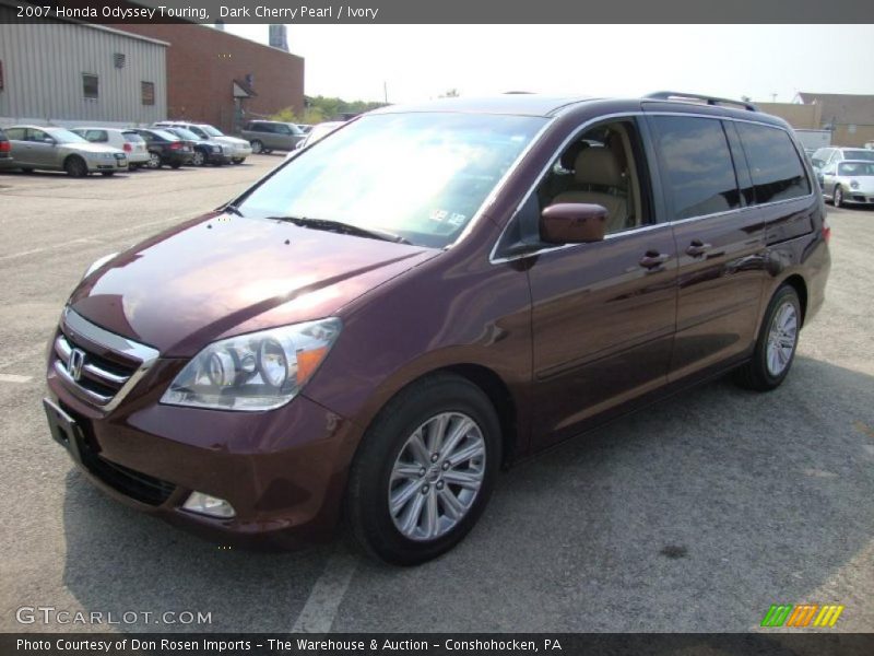 Dark Cherry Pearl / Ivory 2007 Honda Odyssey Touring