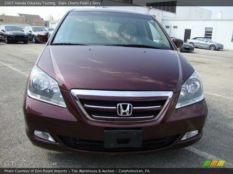 Dark Cherry Pearl / Ivory 2007 Honda Odyssey Touring