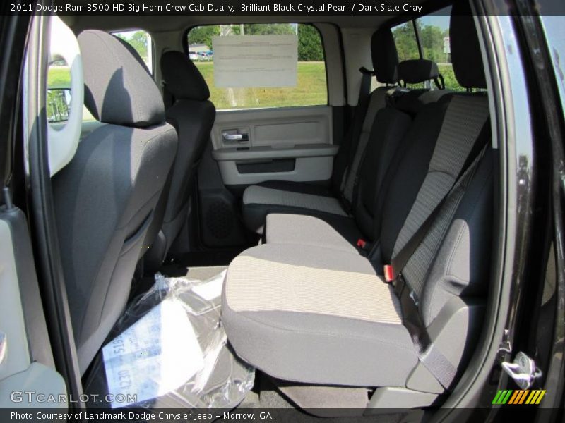 Brilliant Black Crystal Pearl / Dark Slate Gray 2011 Dodge Ram 3500 HD Big Horn Crew Cab Dually