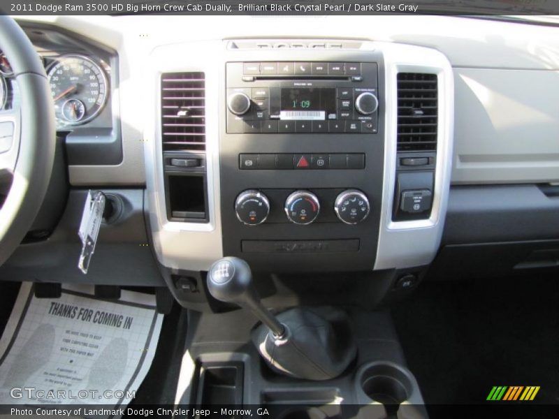 Brilliant Black Crystal Pearl / Dark Slate Gray 2011 Dodge Ram 3500 HD Big Horn Crew Cab Dually