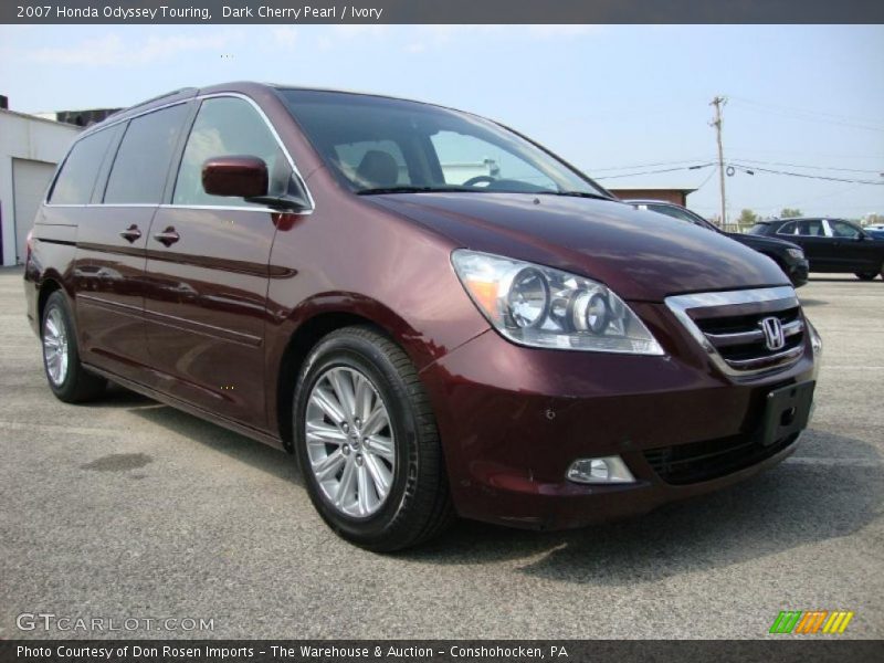 Dark Cherry Pearl / Ivory 2007 Honda Odyssey Touring