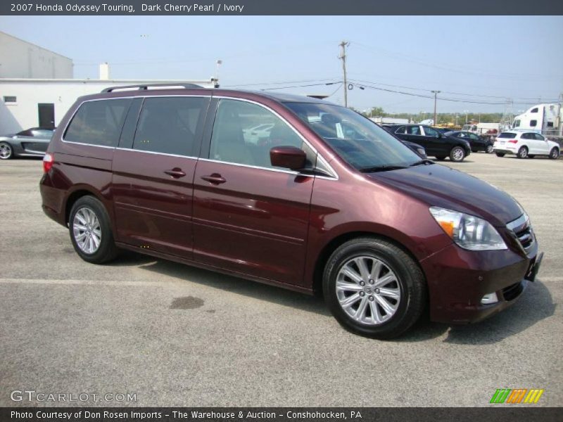 Dark Cherry Pearl / Ivory 2007 Honda Odyssey Touring