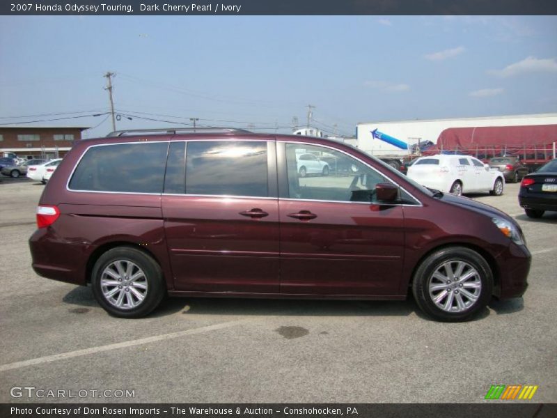 Dark Cherry Pearl / Ivory 2007 Honda Odyssey Touring