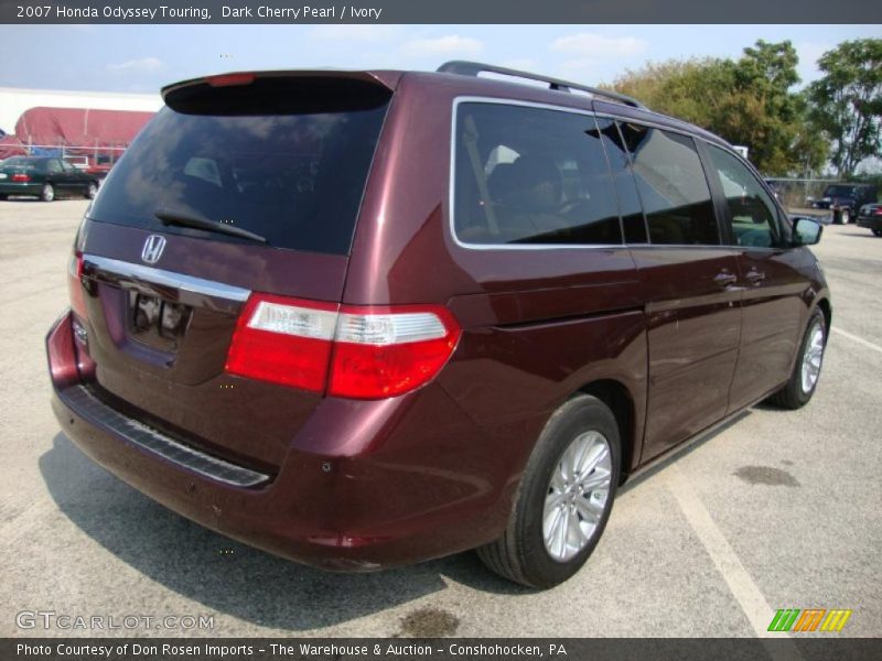 Dark Cherry Pearl / Ivory 2007 Honda Odyssey Touring
