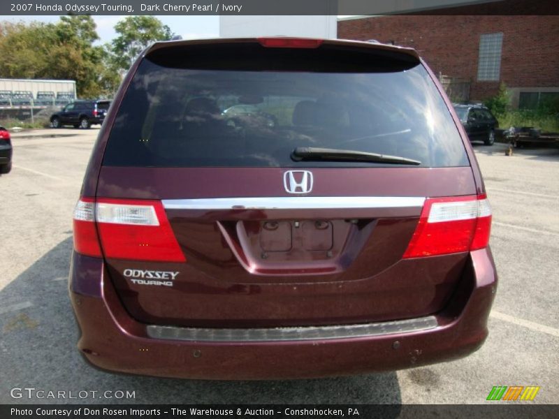 Dark Cherry Pearl / Ivory 2007 Honda Odyssey Touring