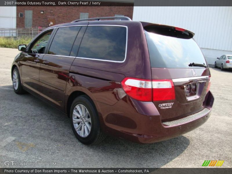 Dark Cherry Pearl / Ivory 2007 Honda Odyssey Touring
