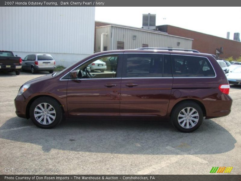 Dark Cherry Pearl / Ivory 2007 Honda Odyssey Touring