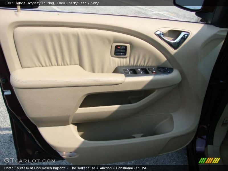 Dark Cherry Pearl / Ivory 2007 Honda Odyssey Touring