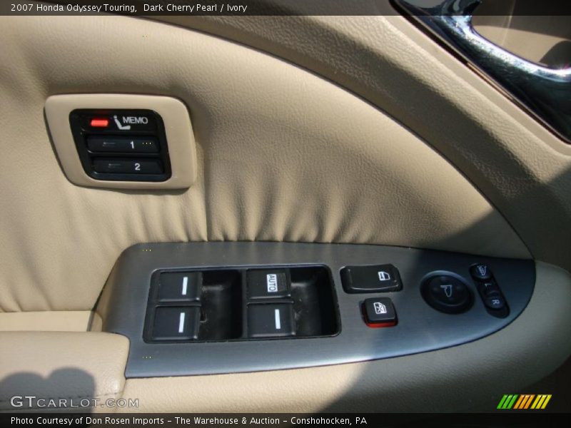 Dark Cherry Pearl / Ivory 2007 Honda Odyssey Touring