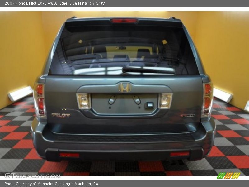 Steel Blue Metallic / Gray 2007 Honda Pilot EX-L 4WD