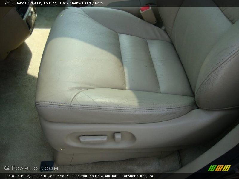 Dark Cherry Pearl / Ivory 2007 Honda Odyssey Touring