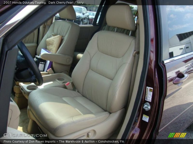 Dark Cherry Pearl / Ivory 2007 Honda Odyssey Touring