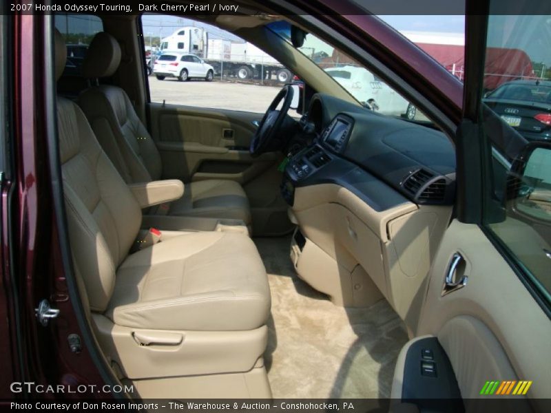 Dark Cherry Pearl / Ivory 2007 Honda Odyssey Touring