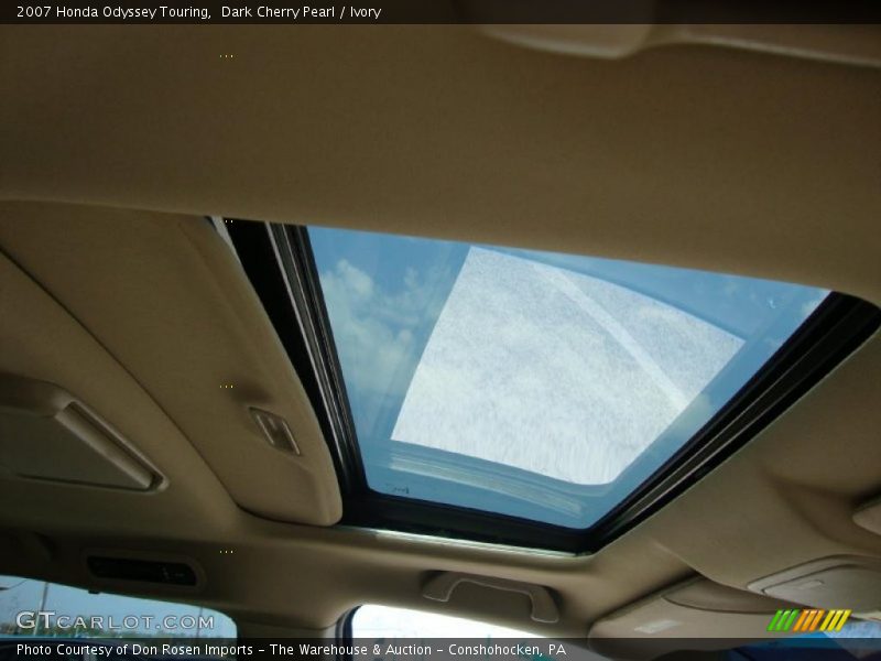 Dark Cherry Pearl / Ivory 2007 Honda Odyssey Touring