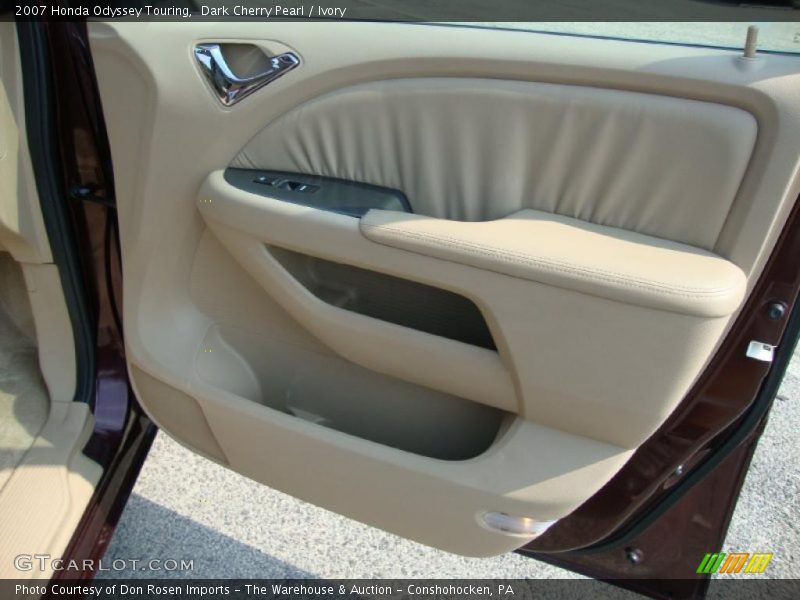 Dark Cherry Pearl / Ivory 2007 Honda Odyssey Touring