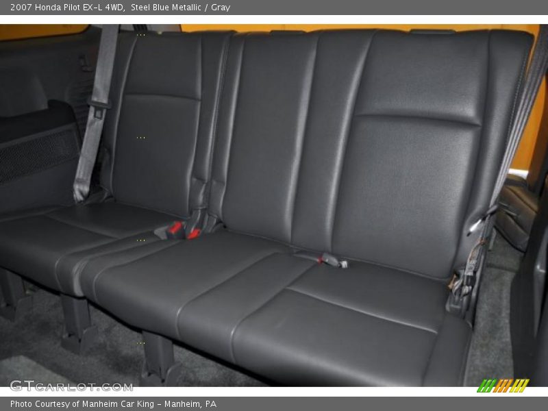 Steel Blue Metallic / Gray 2007 Honda Pilot EX-L 4WD