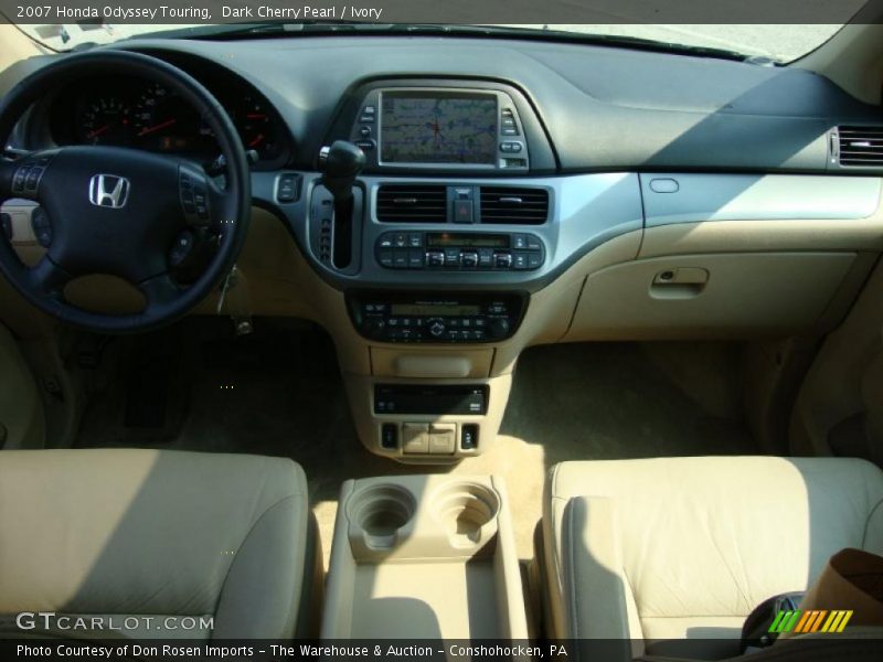 Dark Cherry Pearl / Ivory 2007 Honda Odyssey Touring