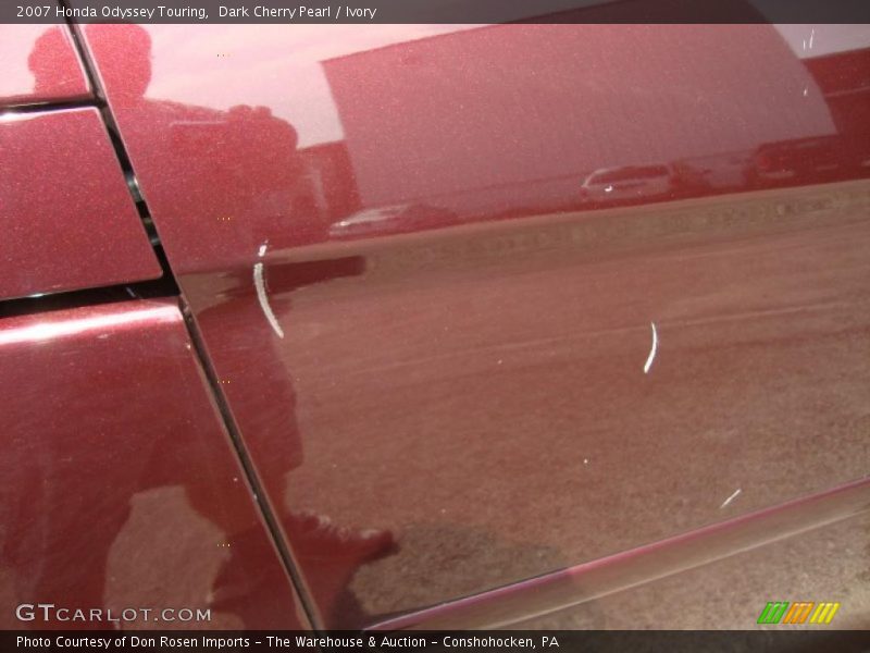 Dark Cherry Pearl / Ivory 2007 Honda Odyssey Touring