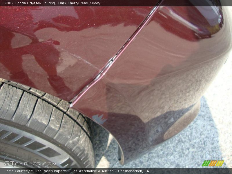 Dark Cherry Pearl / Ivory 2007 Honda Odyssey Touring