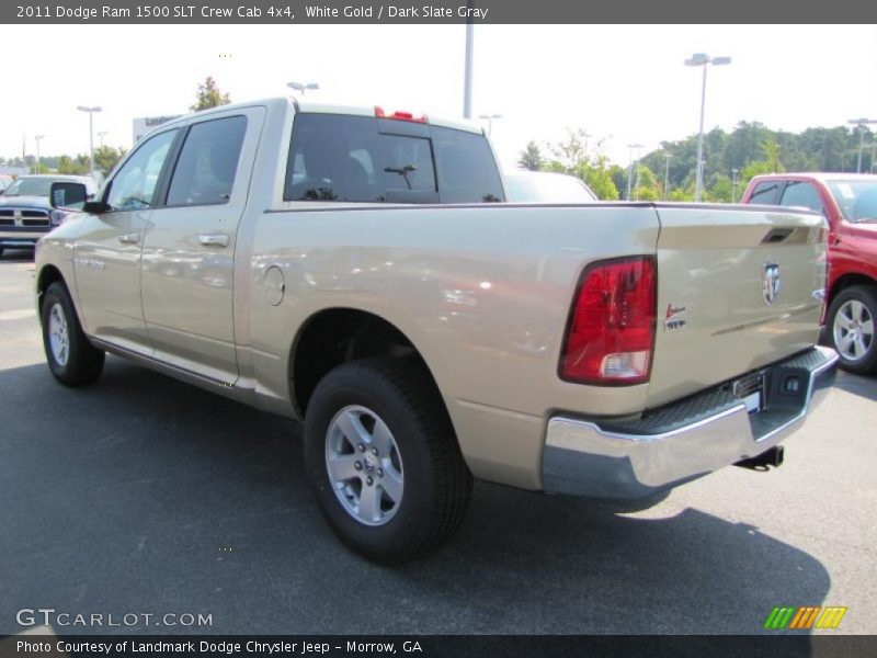 White Gold / Dark Slate Gray 2011 Dodge Ram 1500 SLT Crew Cab 4x4
