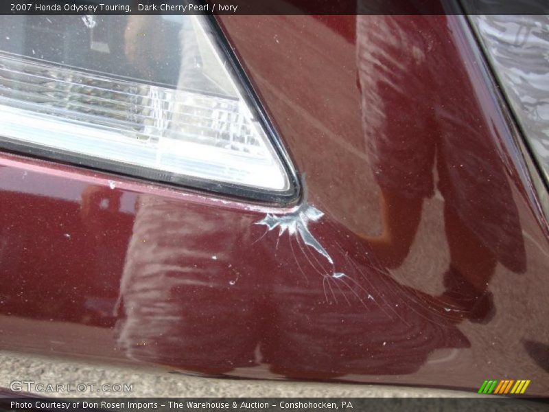 Dark Cherry Pearl / Ivory 2007 Honda Odyssey Touring