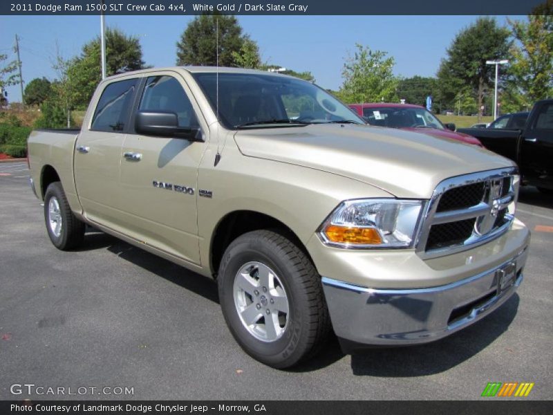 White Gold / Dark Slate Gray 2011 Dodge Ram 1500 SLT Crew Cab 4x4