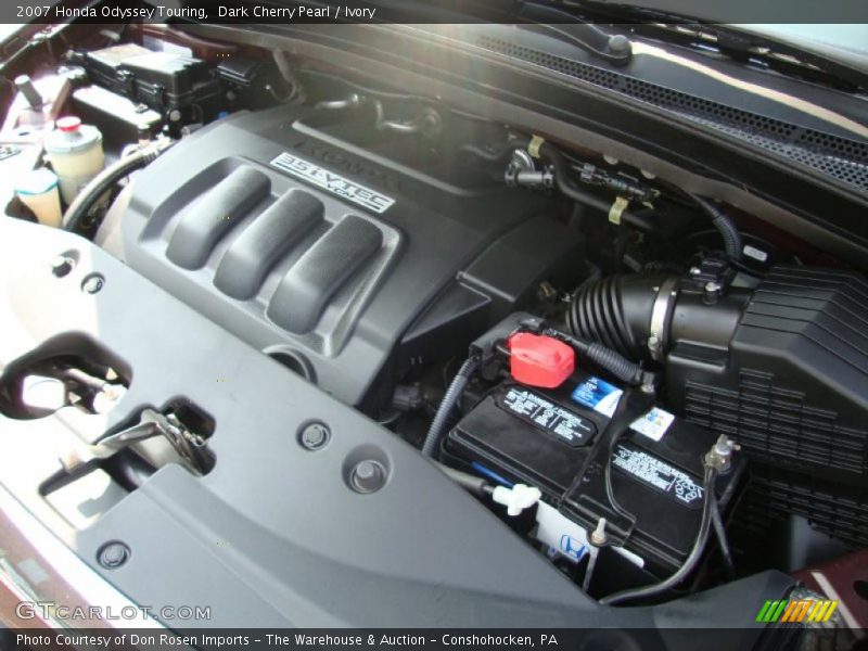 Dark Cherry Pearl / Ivory 2007 Honda Odyssey Touring