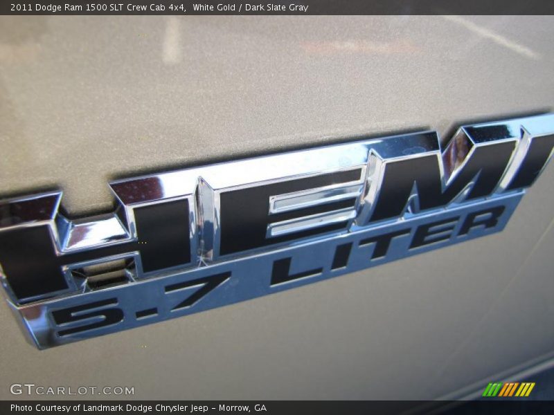 White Gold / Dark Slate Gray 2011 Dodge Ram 1500 SLT Crew Cab 4x4