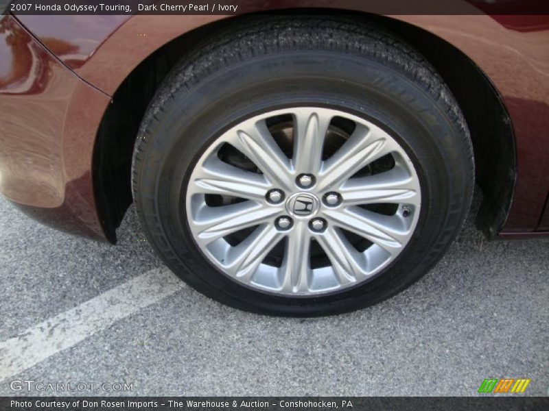 Dark Cherry Pearl / Ivory 2007 Honda Odyssey Touring
