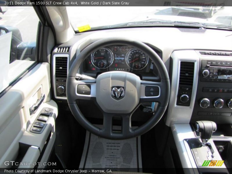 White Gold / Dark Slate Gray 2011 Dodge Ram 1500 SLT Crew Cab 4x4