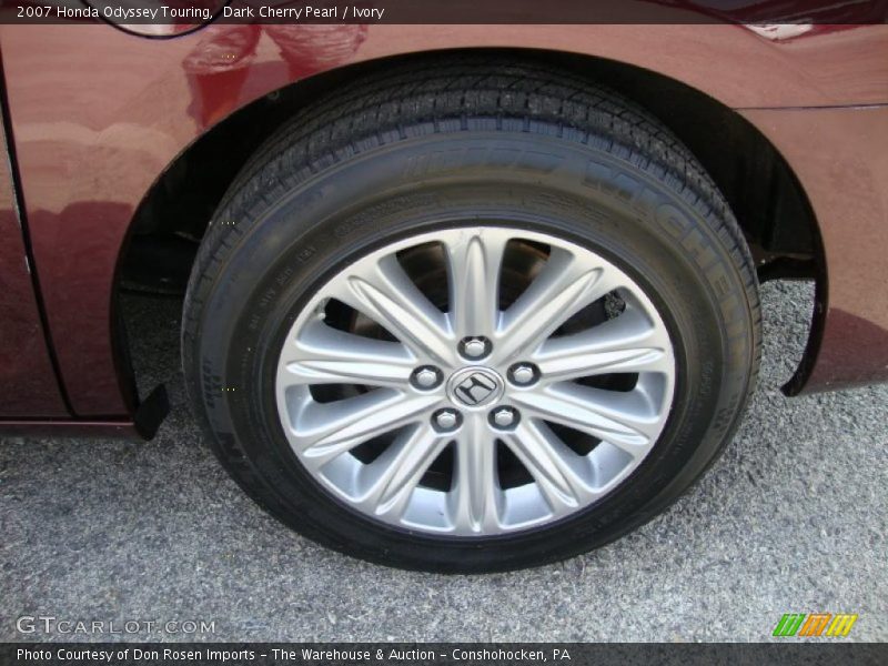 Dark Cherry Pearl / Ivory 2007 Honda Odyssey Touring