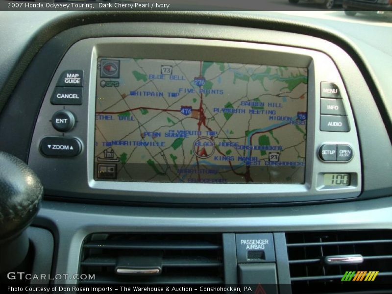 Dark Cherry Pearl / Ivory 2007 Honda Odyssey Touring