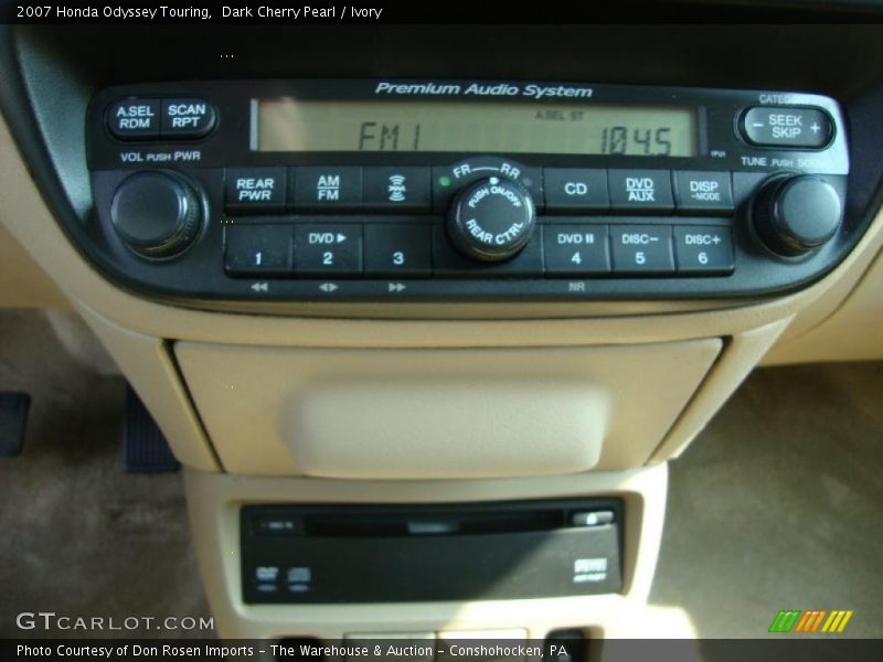 Dark Cherry Pearl / Ivory 2007 Honda Odyssey Touring