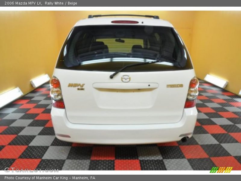 Rally White / Beige 2006 Mazda MPV LX