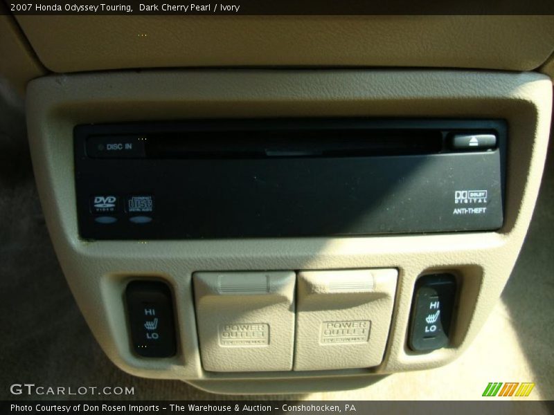 Dark Cherry Pearl / Ivory 2007 Honda Odyssey Touring