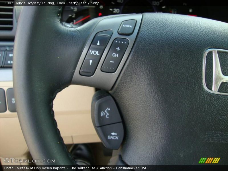 Dark Cherry Pearl / Ivory 2007 Honda Odyssey Touring