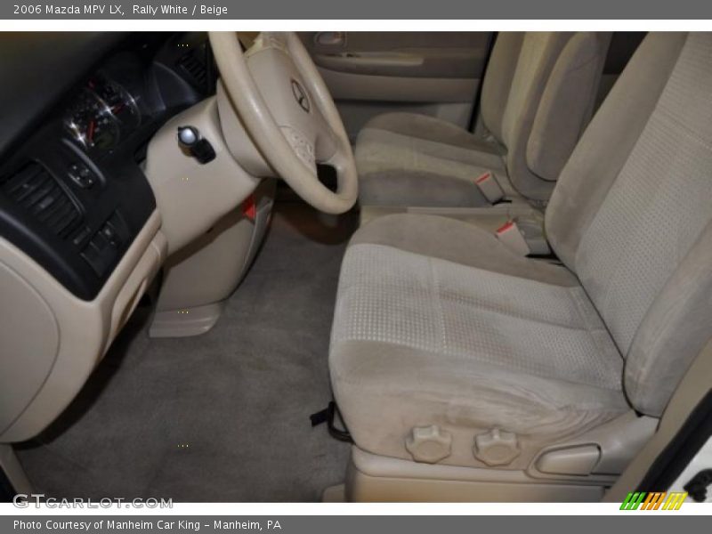 Rally White / Beige 2006 Mazda MPV LX