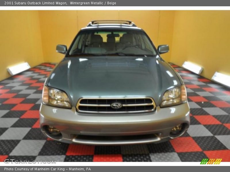 Wintergreen Metallic / Beige 2001 Subaru Outback Limited Wagon
