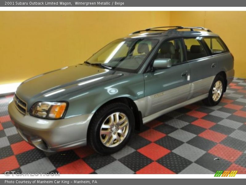 Wintergreen Metallic / Beige 2001 Subaru Outback Limited Wagon