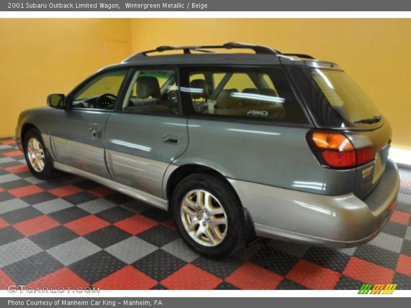 Wintergreen Metallic / Beige 2001 Subaru Outback Limited Wagon