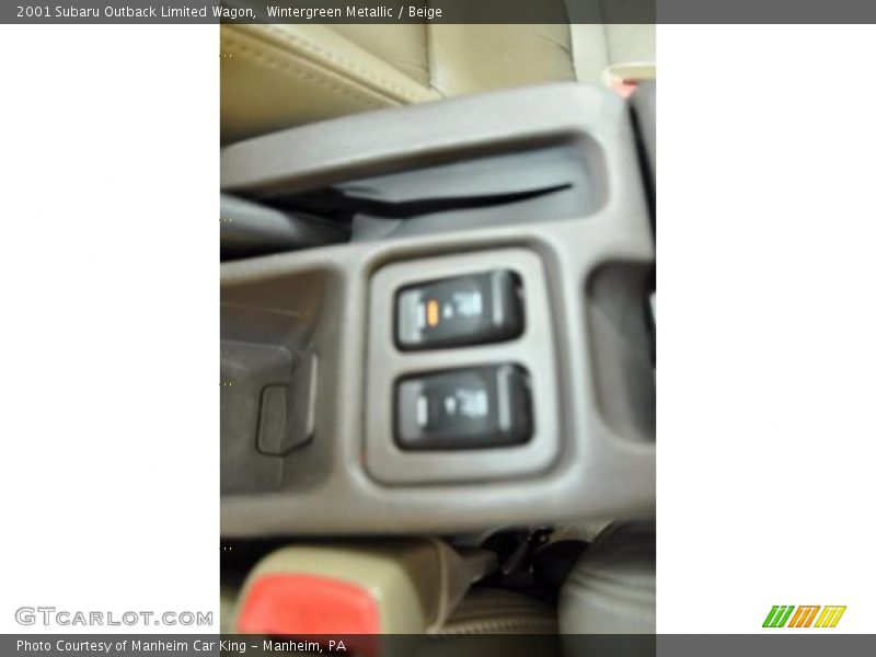Wintergreen Metallic / Beige 2001 Subaru Outback Limited Wagon