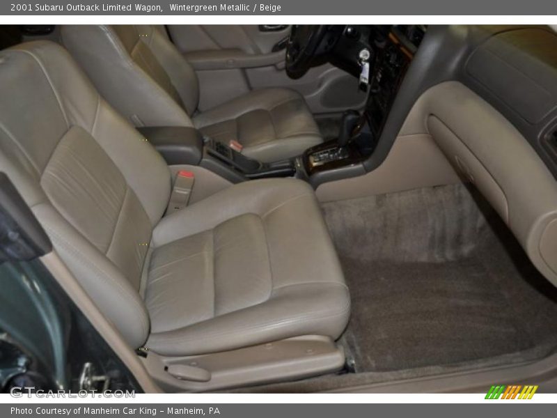 Wintergreen Metallic / Beige 2001 Subaru Outback Limited Wagon