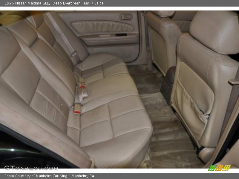 Deep Evergreen Pearl / Beige 1996 Nissan Maxima GLE