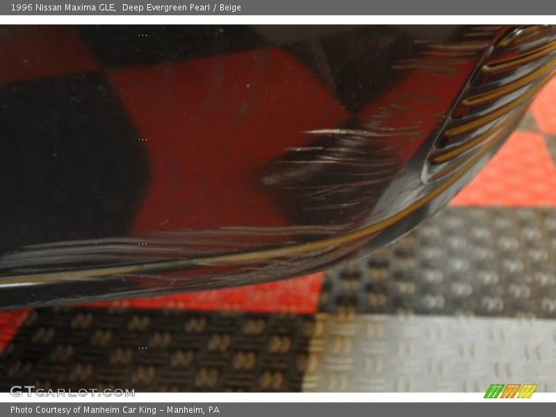Deep Evergreen Pearl / Beige 1996 Nissan Maxima GLE