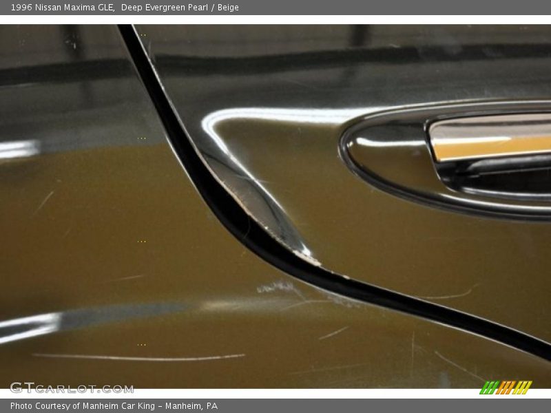 Deep Evergreen Pearl / Beige 1996 Nissan Maxima GLE