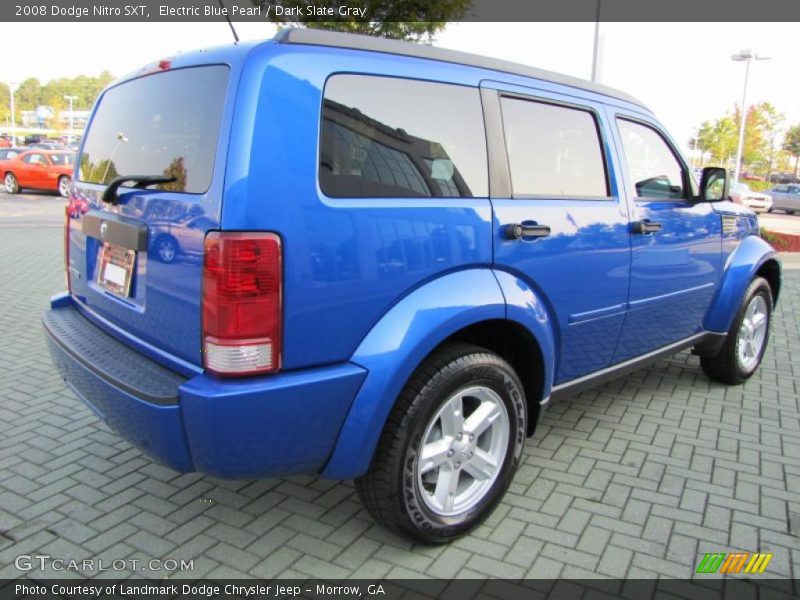 Electric Blue Pearl / Dark Slate Gray 2008 Dodge Nitro SXT