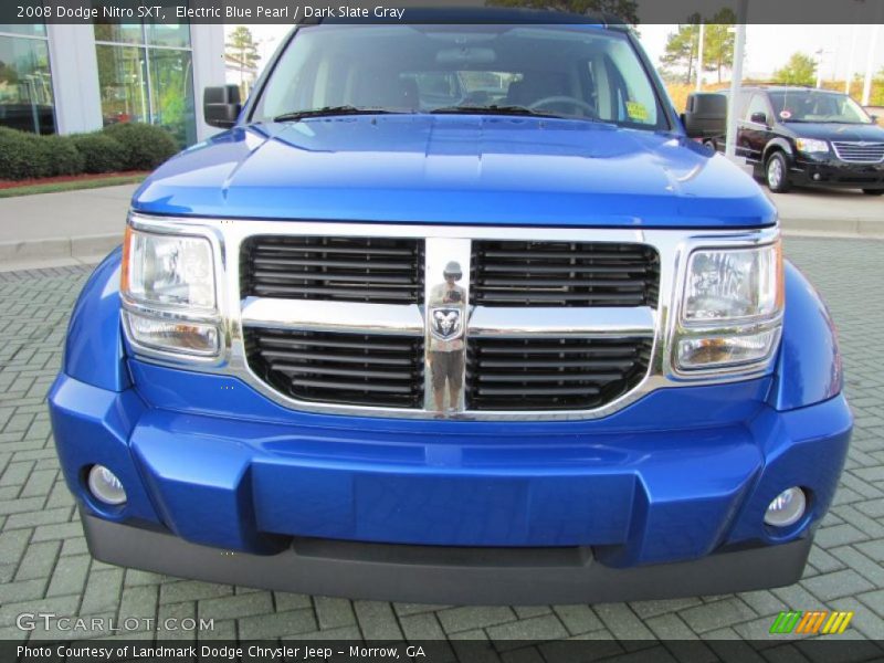 Electric Blue Pearl / Dark Slate Gray 2008 Dodge Nitro SXT