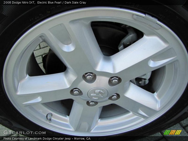 Electric Blue Pearl / Dark Slate Gray 2008 Dodge Nitro SXT